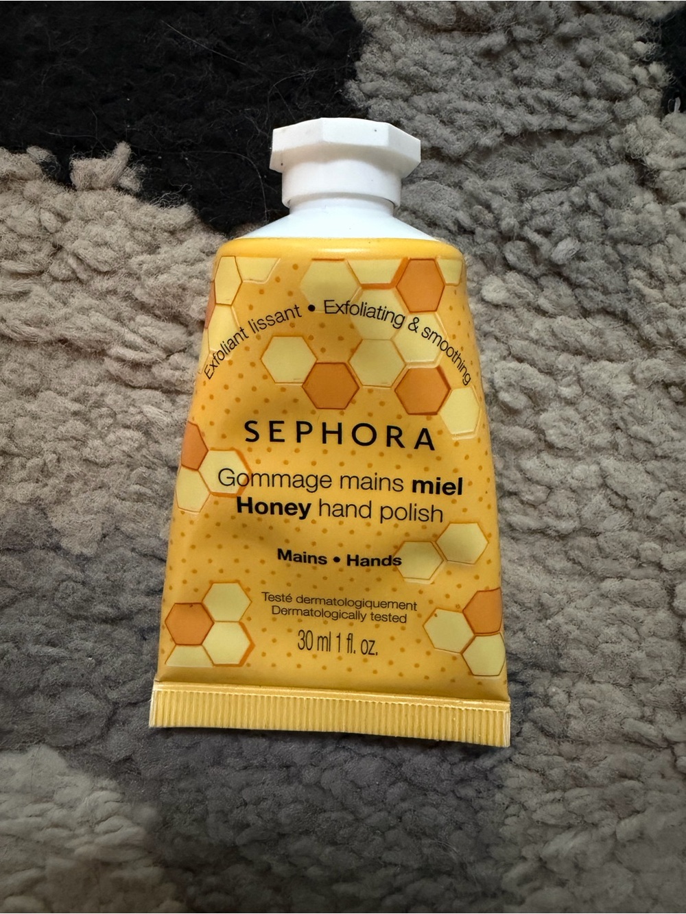 SEPHORA Honey Hand Polish in Yellow Tube - Exfoliating Honey Hand Scrub